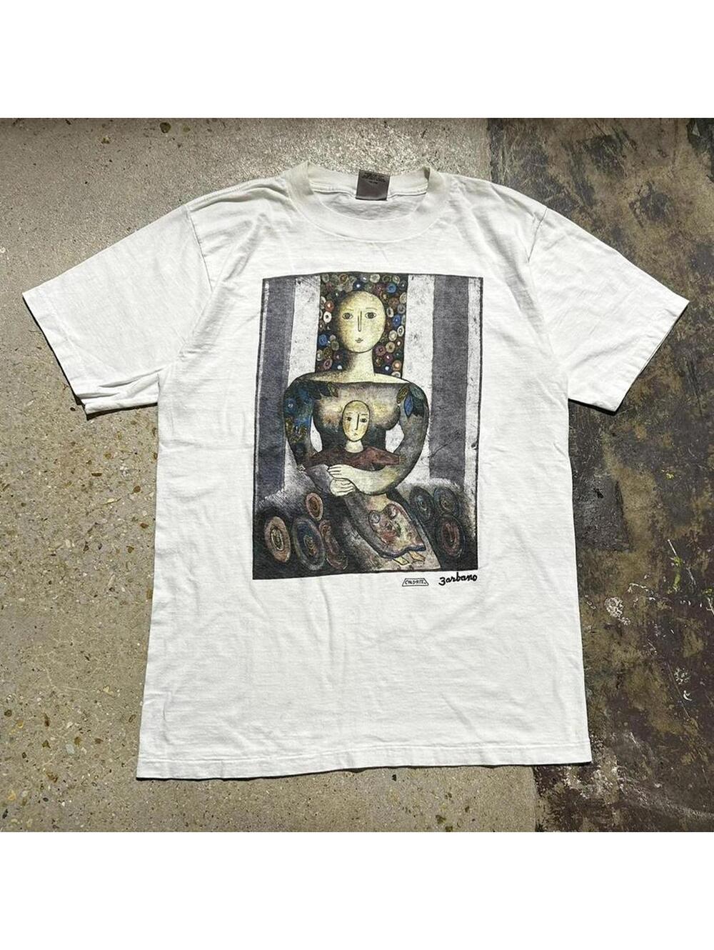 90s Zorbano Picasso art tee on oneita tag